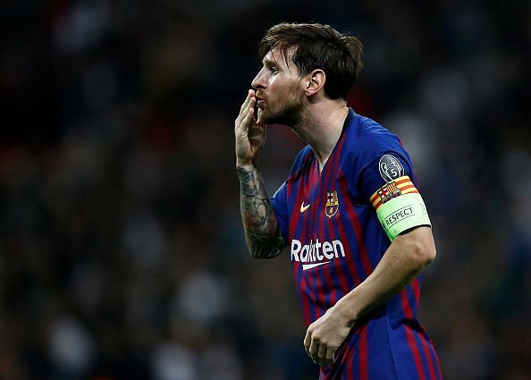 Lionel Messi has reported back to training after sustaining an injury