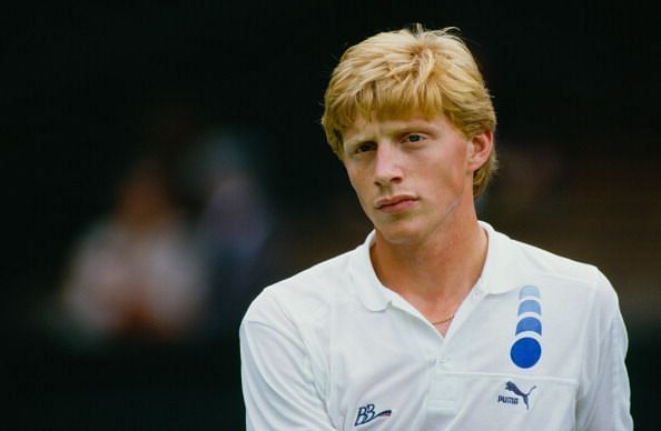 A young Boris Becker