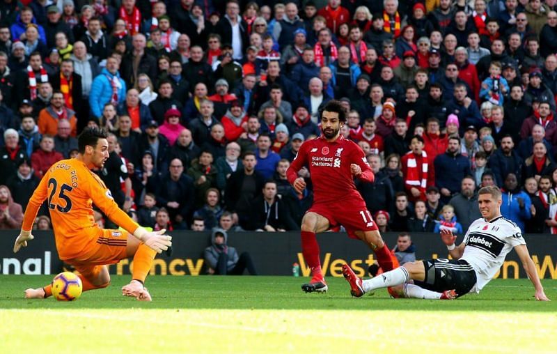 Liverpool beat Fulham 2-0 on Sunday