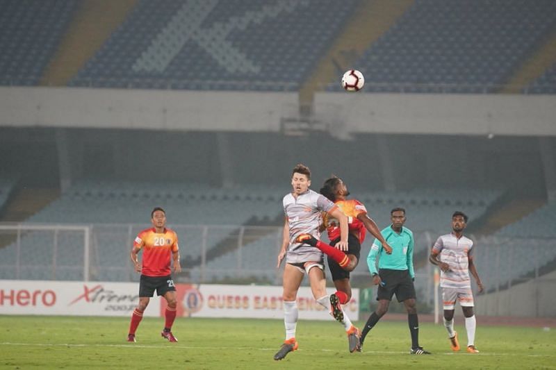 East Bengal got frustrated by Chennai City FC&#039;s passing and conceded meaningless fouls