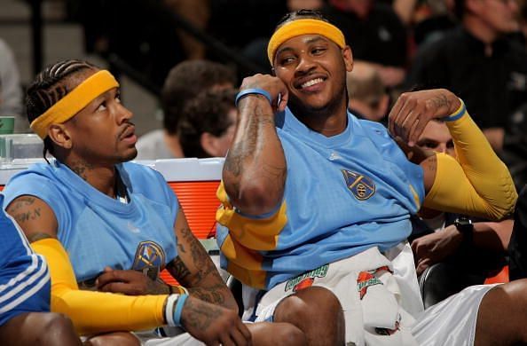 Iverson and Melo played together for Denver in 2006