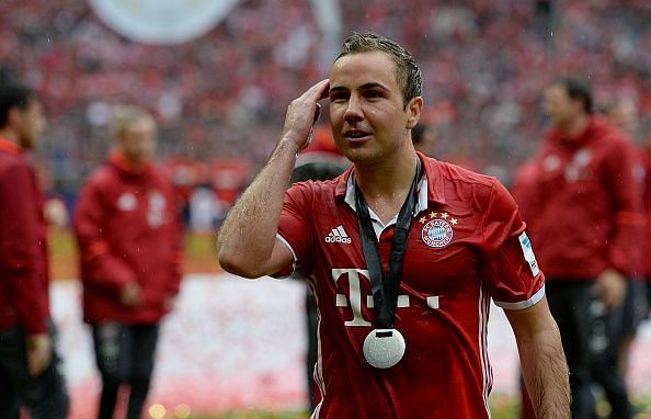 Mario Gotze was signed for a &#039;German transfer record&#039; by Bayern Munich in 2013