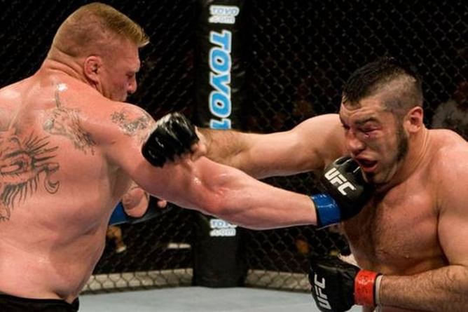 UFC 87: What happened when Brock Lesnar bid for his first win inside the Octagon?
