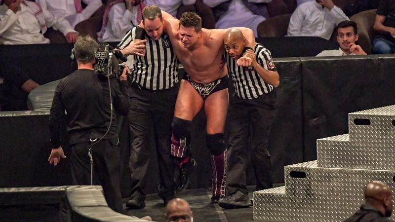 The Miz....the true hero is injured before the final of the World Cup