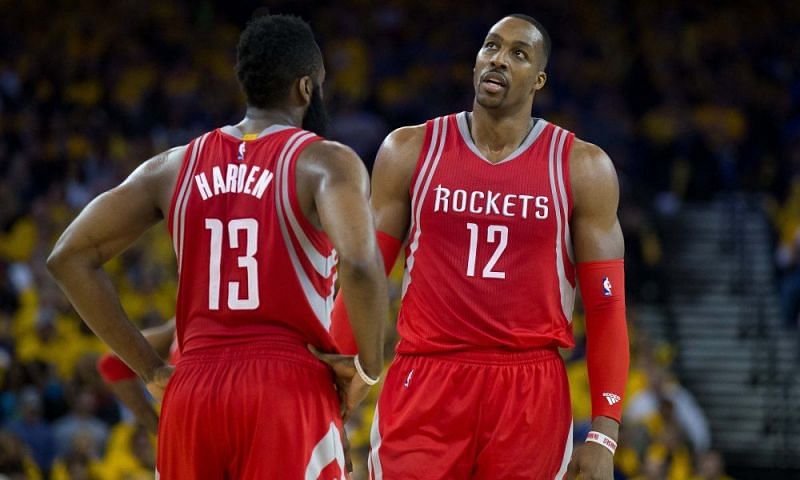 Dwight Howard and James Harden struggled to find common ground
