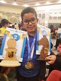 Jaivardhan Raj bags three medals at the Western Asian Chess Tournament