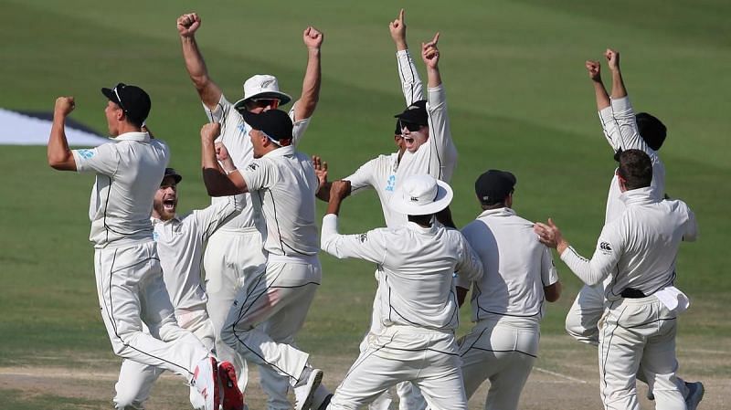 New Zealand beat Pakistan in a thriller by 4 runs at Abu Dhabi
