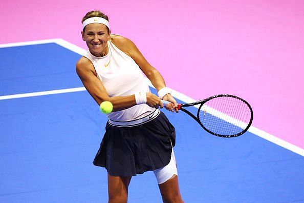 Victoria Azarenka at the 2018 Toray Pan Pacific Open