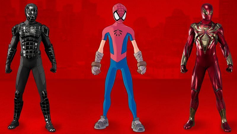 The three new suits (Image Courtesy: Sony)