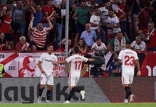 Andre Silva (Left) and Pablo Sarabia (Middle) have started the season well