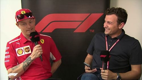 Raikkonen answered questions from a live Q & A