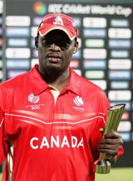 Henry Osinde's 4 wicket haul against Kenya helped Canada win its 2nd World Cup match in 2011