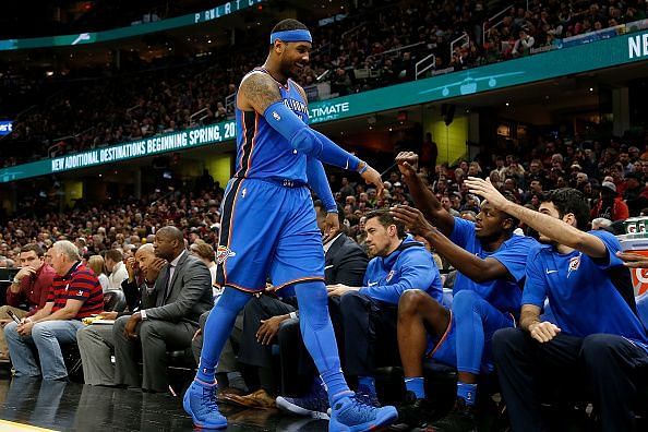 OKC beat the likes of the Rockets to sign Melo in 2017