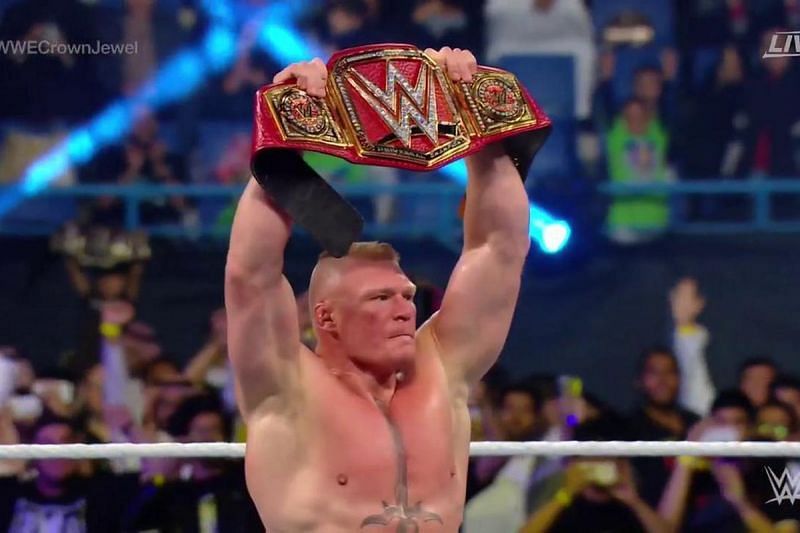 Brock Lesnar defeated Braun Strowman and captured the Universal Championship
