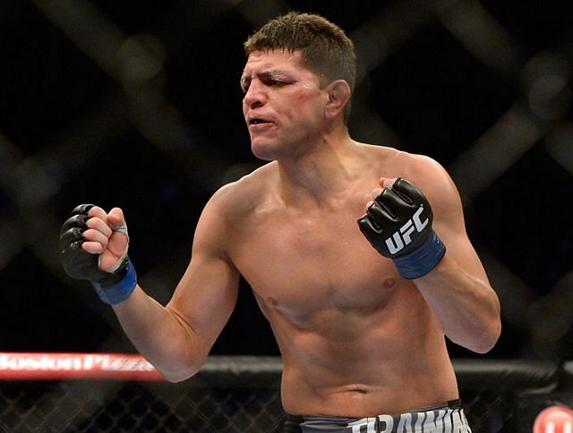 Nick Diaz was warned for talking trash in his 2004 fight with Robbie Lawler