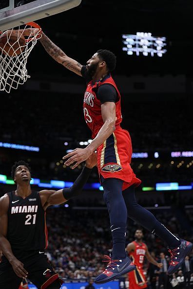 Action from Miami Heat v New Orleans Pelicans