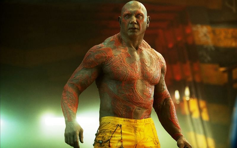 Batista as Drax in the Guardians of the Galaxy