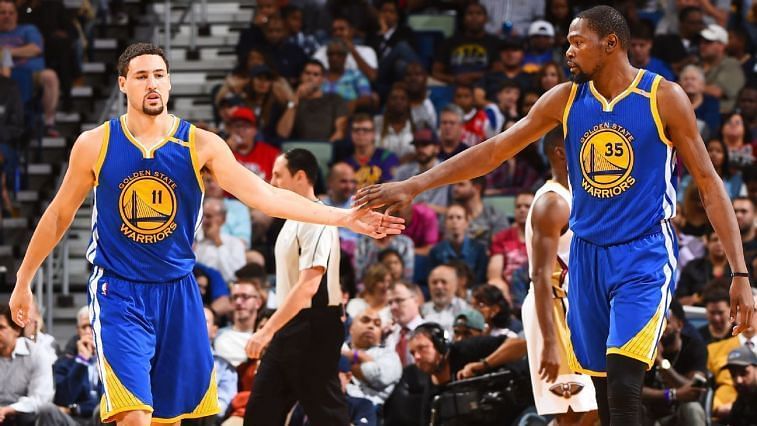 Klay Thompson and Kevin Durant were both efficient from the field
