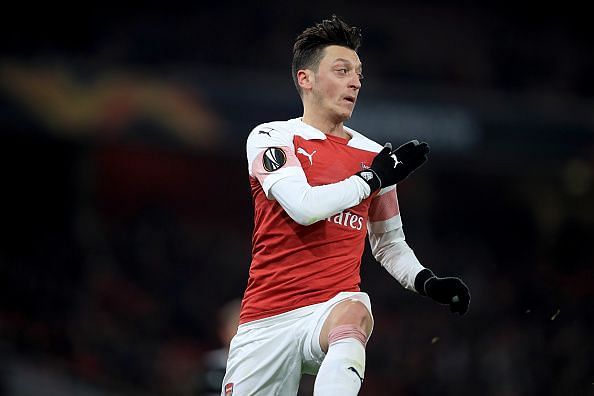 Twitter reacts as Mesut Ozil creates two goals on Arsenal return