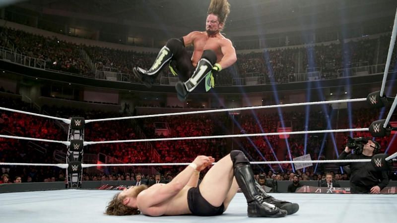 AJ Styles tried this move a lot.