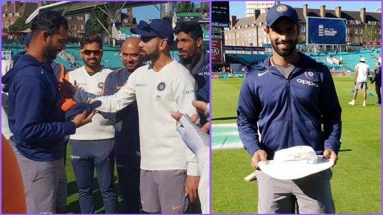 Hanuma Vihari was given his first Test cap by Virat Kohli in the fifth Test of India&#039;s Tour of England