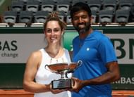 Rohan Bopanna lifts his maiden Grand Slam trophy at the 2017 French Open
