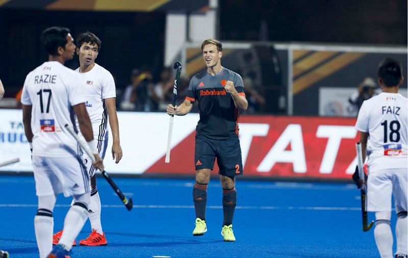 Hertzberger was adjudged as the Man Of The Match (Image Courtesy: Hockey India)