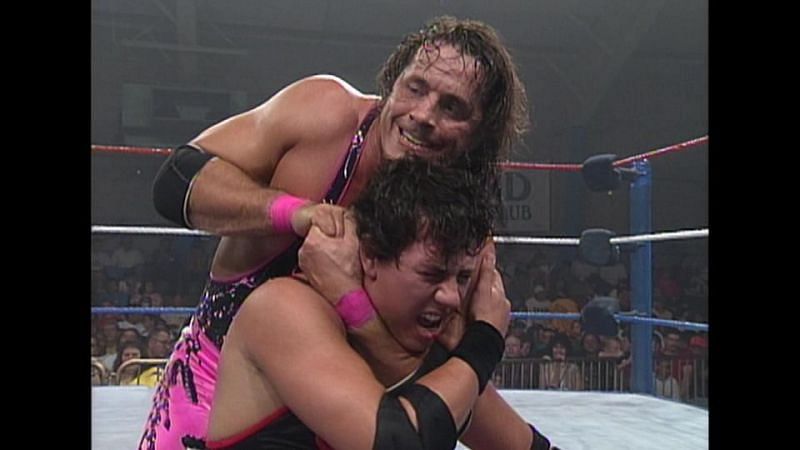 Bret Hart and The 1-2-3 Kid staged a rare face vs. face classic.