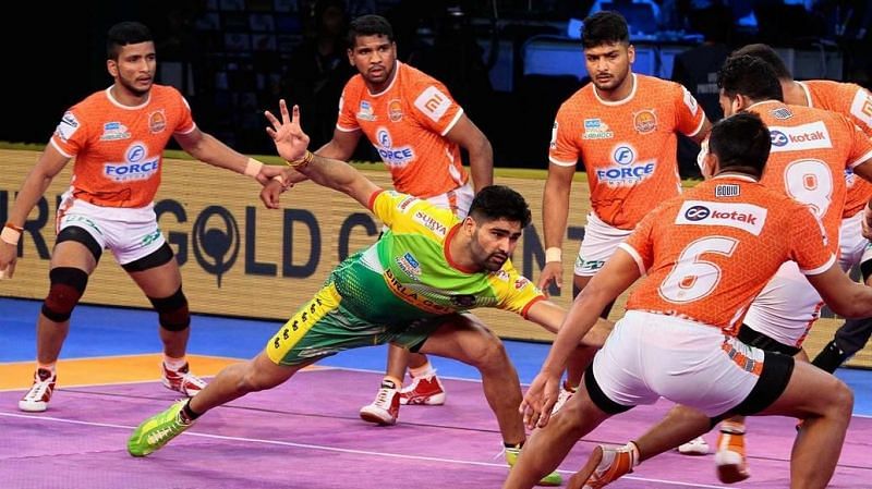 Pardeep Narwal had a tough first half tonight