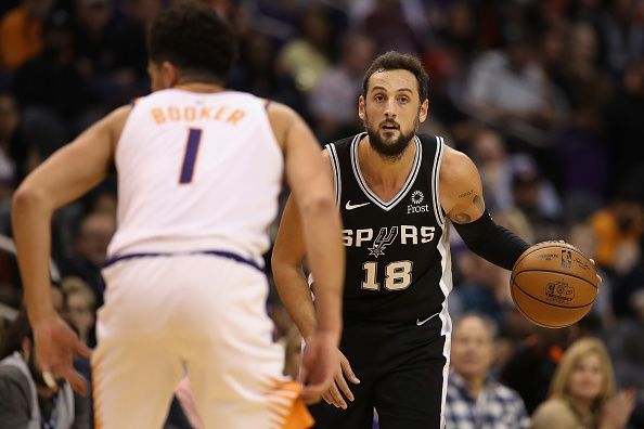 Marco Belinelli of the San Antonio Spurs