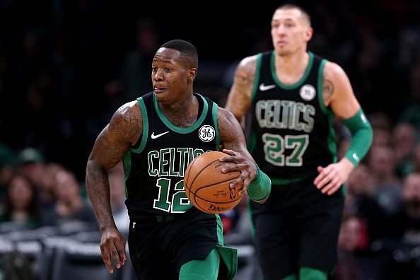 Due to the absence of Kyrie Irving, Terry Rozier became the Celtics starting guard in the 2019 playoffs