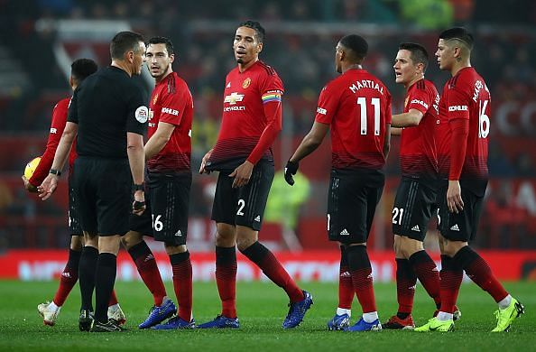 Smalling was the captain for United on the night, but his deficiencies at the back are costing the club on what now seems a weakly basis