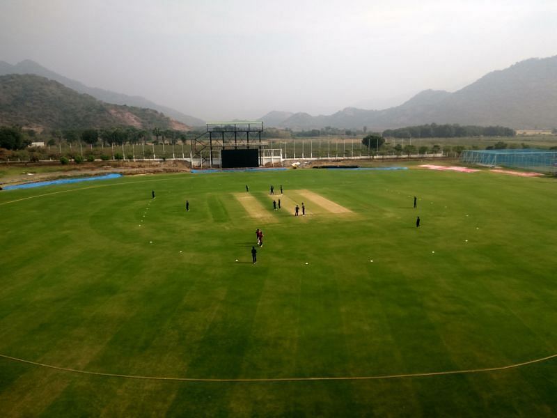 The beauty of this Mulapadu Cricket Ground lies in its locality