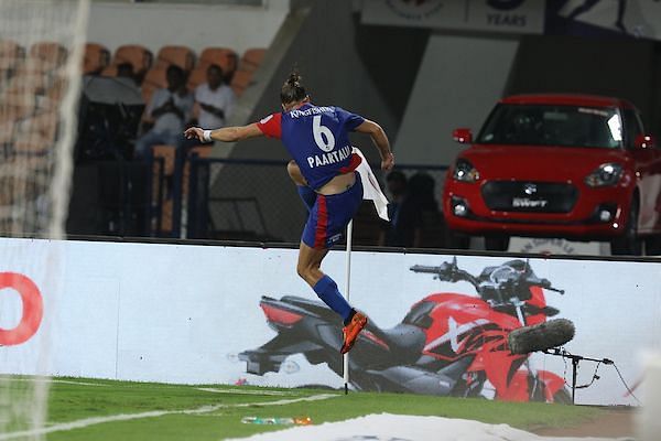 This was Paartalu&#039;s second goal of the season with both coming against ATK [Image: ISL]