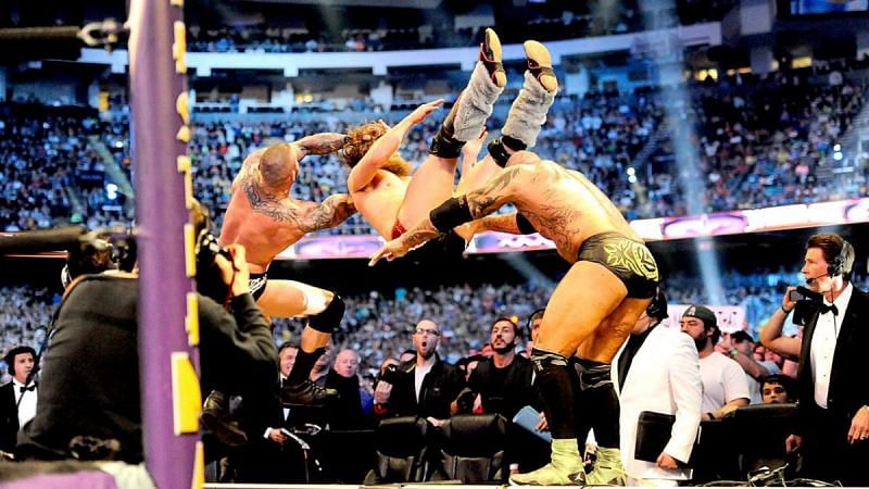Randy Orton, Daniel Bryan and Batista