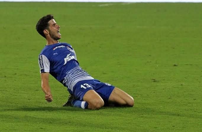 Edu Garcia struck two goals for Bengaluru FC in the 2017-18 ISL season