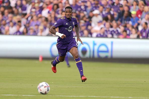 Cyle Larin with former team Orlando FC