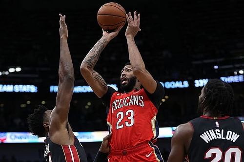 Anthony Davis (centre) was drafted by the New Orleans Pelicans back in 2011