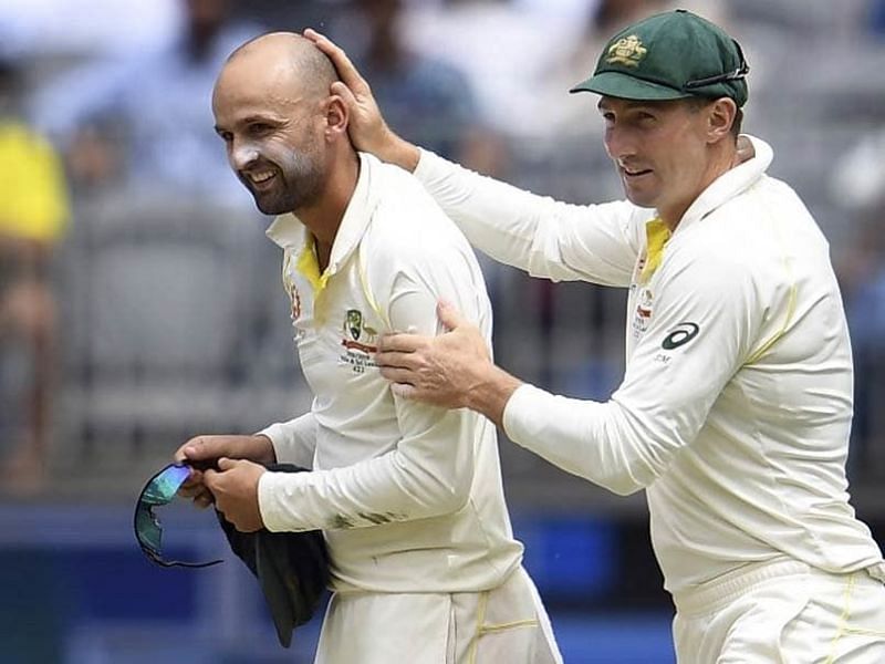 Nathan Lyon was &#039;Player of the Match&#039; for his 8 wickets.