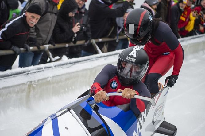 Germany sweeps golds, Meyers Taylor doubles up in bobsled