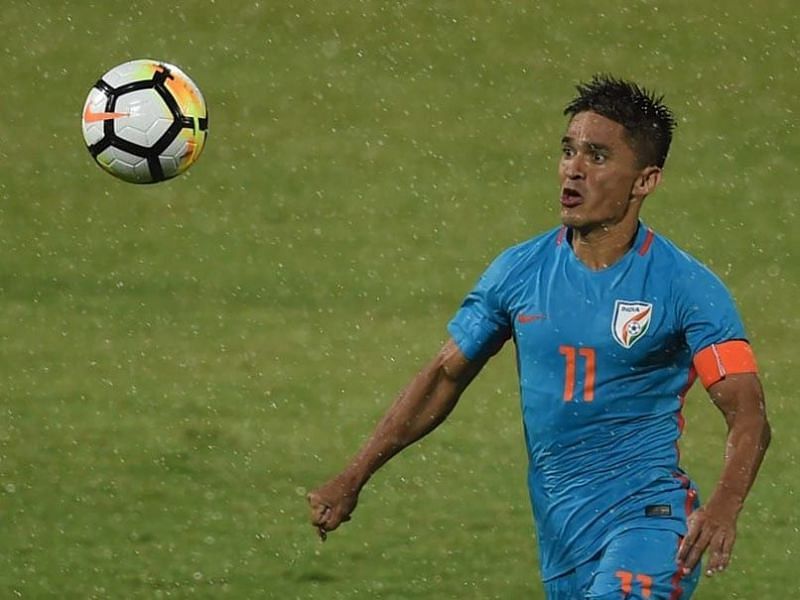 Sunil Chhetri is currently the joint-second highest goalscorer amongst active players