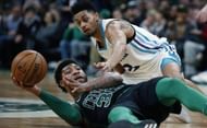 Celtics dominated the Hornets throughout the game. Credit: Bangor Daily News
