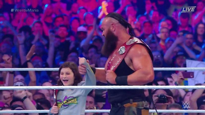 Nicholas was just 10 years old when he won the Tag Team Championship at WrestleMania