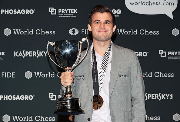 Magnus Carlsen ranks the World Chess Champions