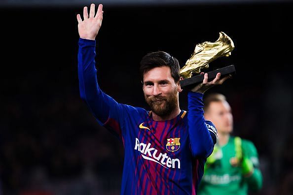 Lionel Messi is the current holder of the European Golden Boot