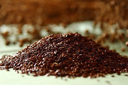 Flaxseed contains good fat.