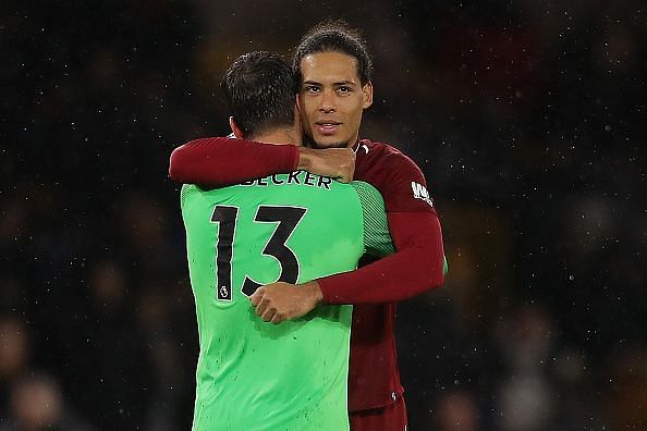 Alisson and Van Dijk have been massive for the Reds