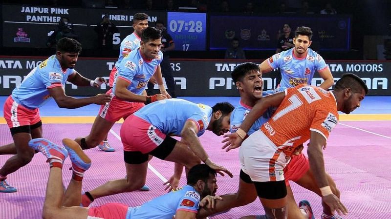 GB More was the top raider for the Puneri Paltan