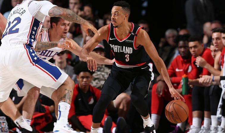 McCollum is a career 40 percent shooter from the three-point line