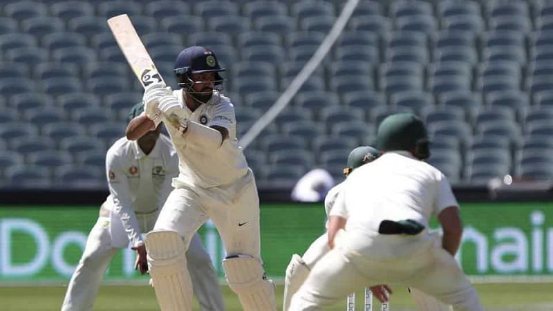Cheteshwar Pujara batted brilliantly and anchored India&#039;s innings 